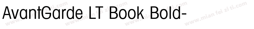 AvantGarde LT Book Bold字体转换 AvantGarde LT Book Bold字体转换